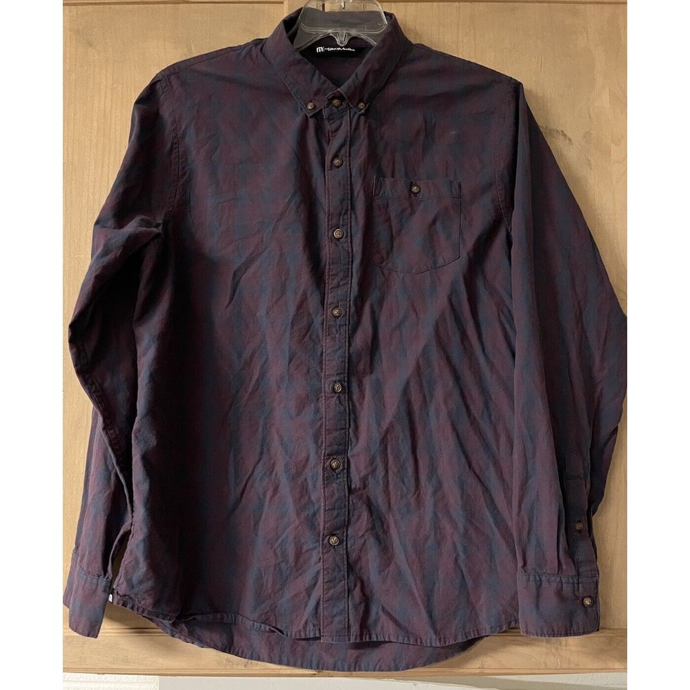 Travis Matthews LS Button Up‎ Sz Lg Multi Color